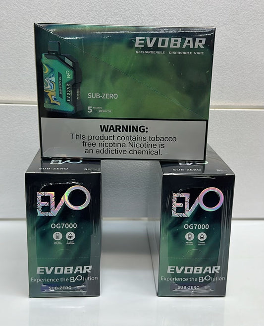 EVOBAR sub-zero 7000 10 pack