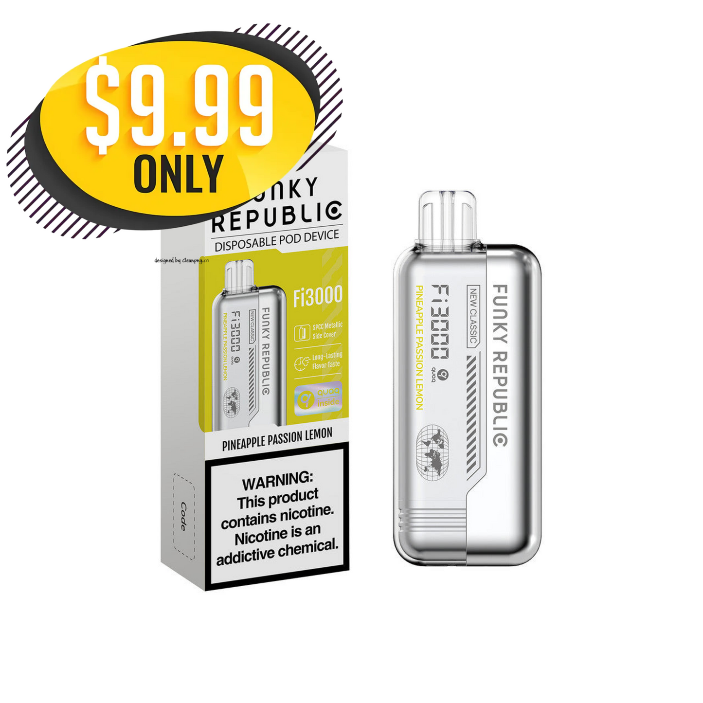 Funky republic Fi3000 PINEAPPLE PASSION LEMON