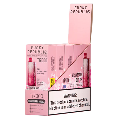 Funky republic strawberry duo ice