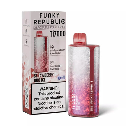 Funky republic strawberry duo ice