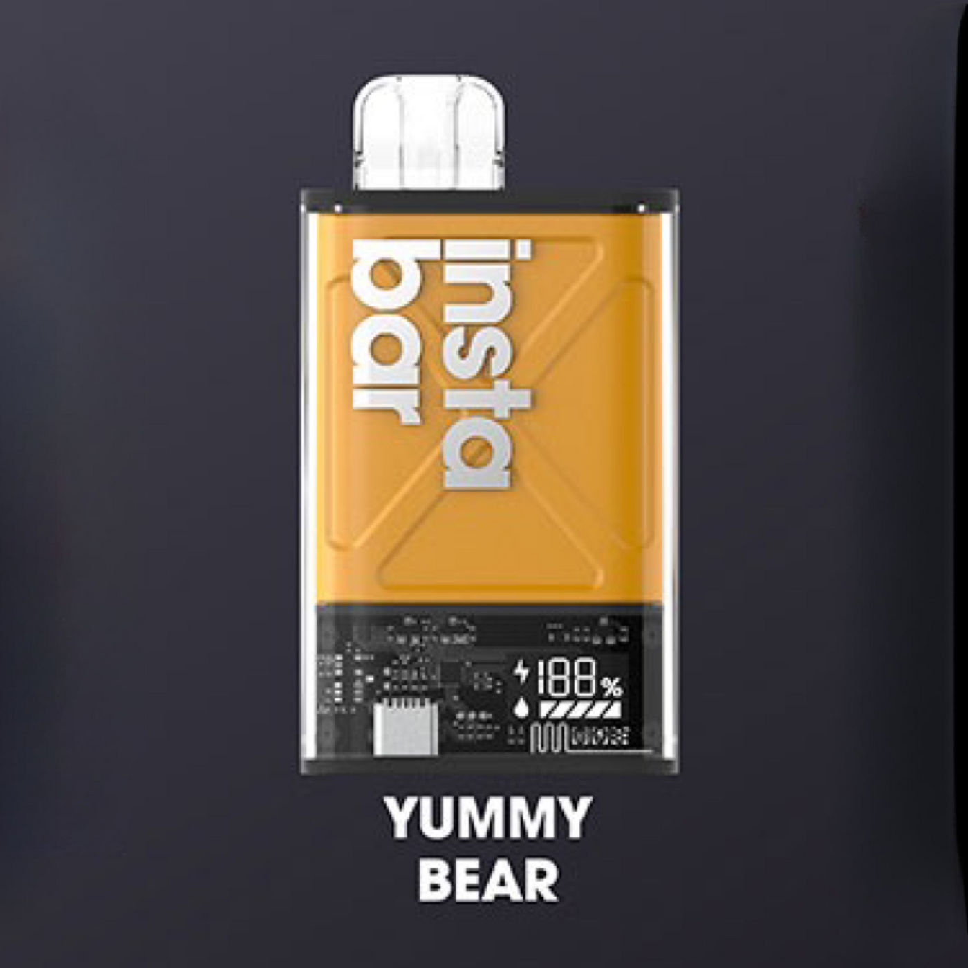 Instabar ultra 12000 yummy bear (5 pack)