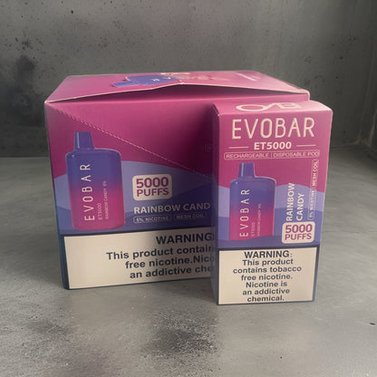 EVOBAR rainbow candy candy 10 pack