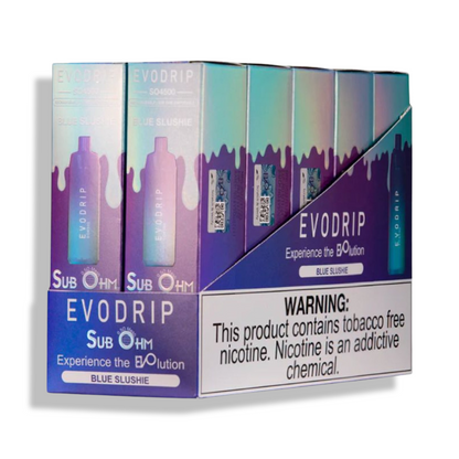 Evodrip blue slushy (10 pack)