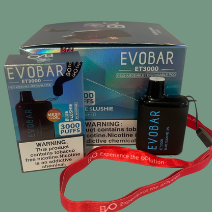 EVOBAR  blue slushie 1PC