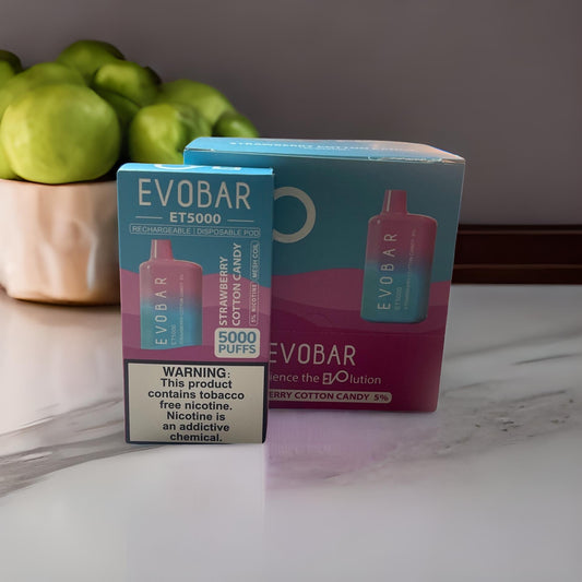 EVOBAR Strawberry cotton candy 10 pack