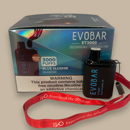 EVOBAR  blue slushie 1PC