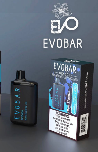 EVOBAR blue slushie