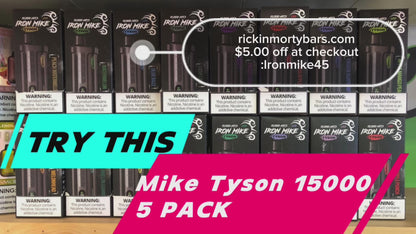 Iron Mike Tyson 15,000 Hits 5 pack