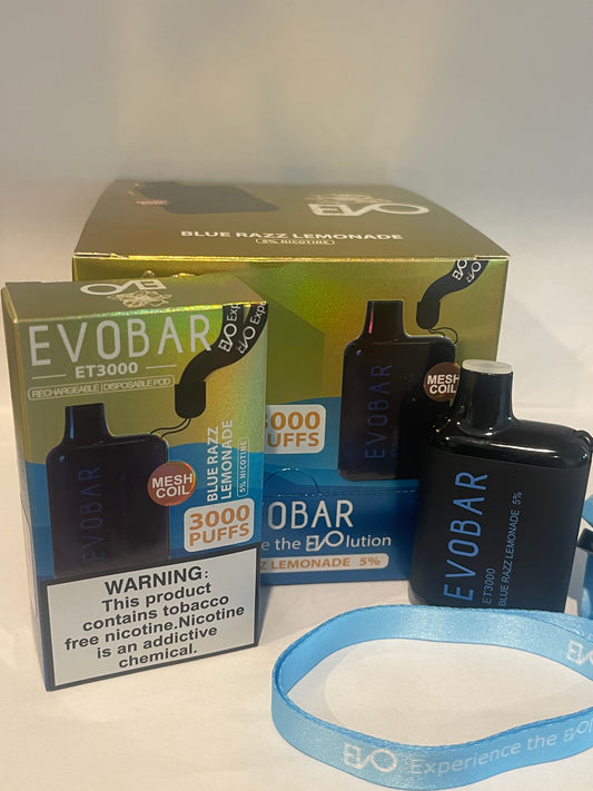 EVOBAR blue razz lemonade