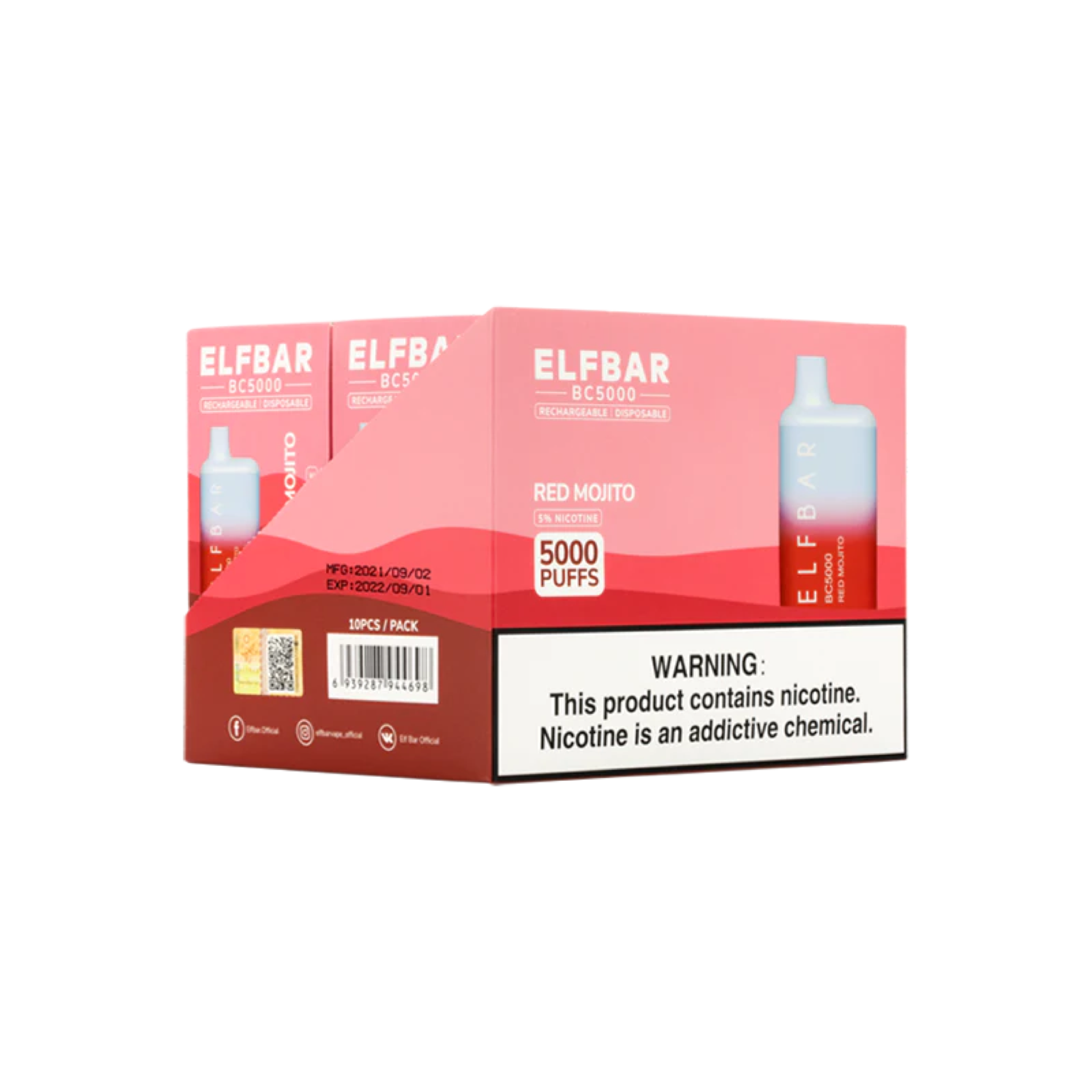 Elfbar red mojito 10 pack