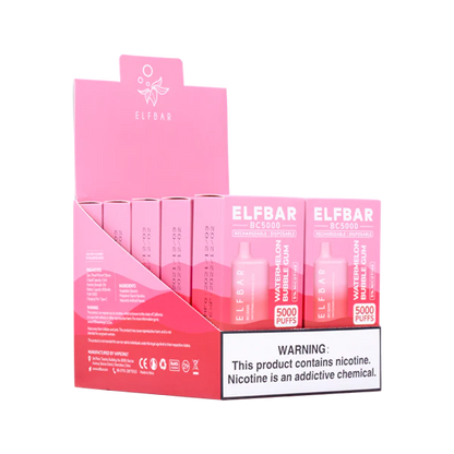 Elfbar watermelon bubblegum  full box 10 count