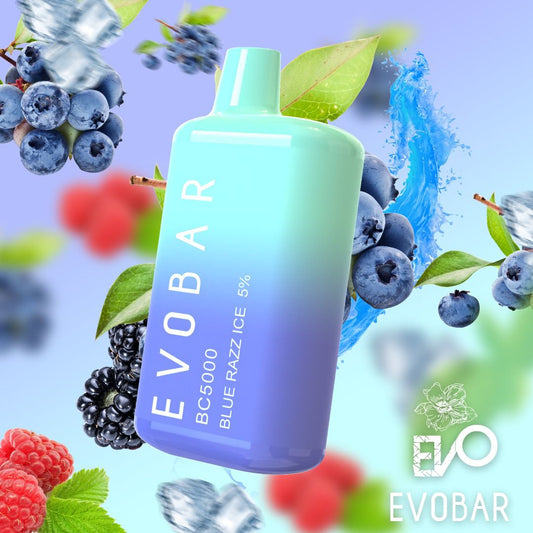 EVOBAR blue razz ice