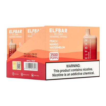 Elfbar Peach mango watermelon|10 pack