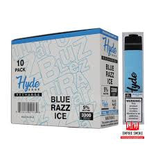 Hyde blue razz ice 10 pack