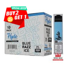 Hyde BlueRazz ice (Whole case)
